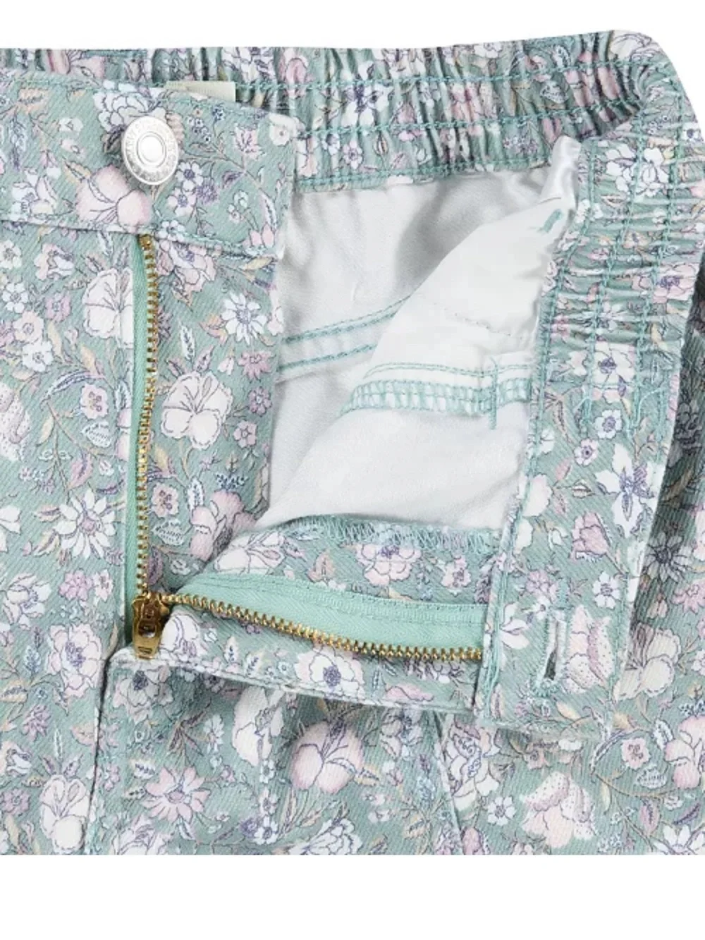 Levi’s Big Girls Twill High-Rise Baggy Floral Cargo Pants | Size 10